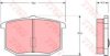 TRW GDB670 Brake Pad Set, disc brake